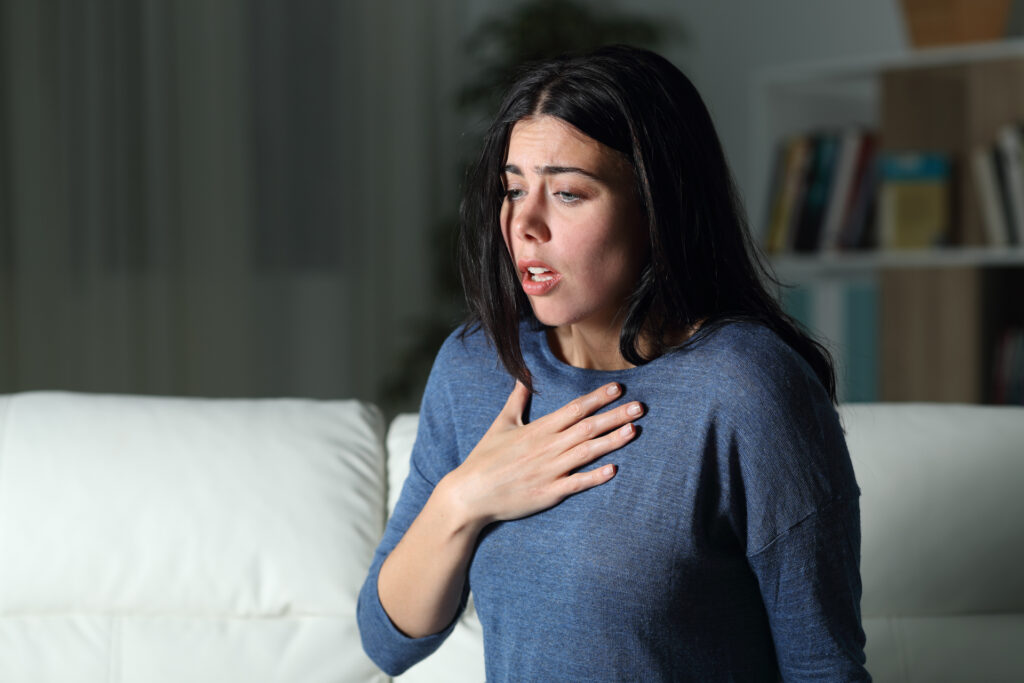 Individual experiencing emotional distress, representing mental health effects of kratom and alcohol use.
