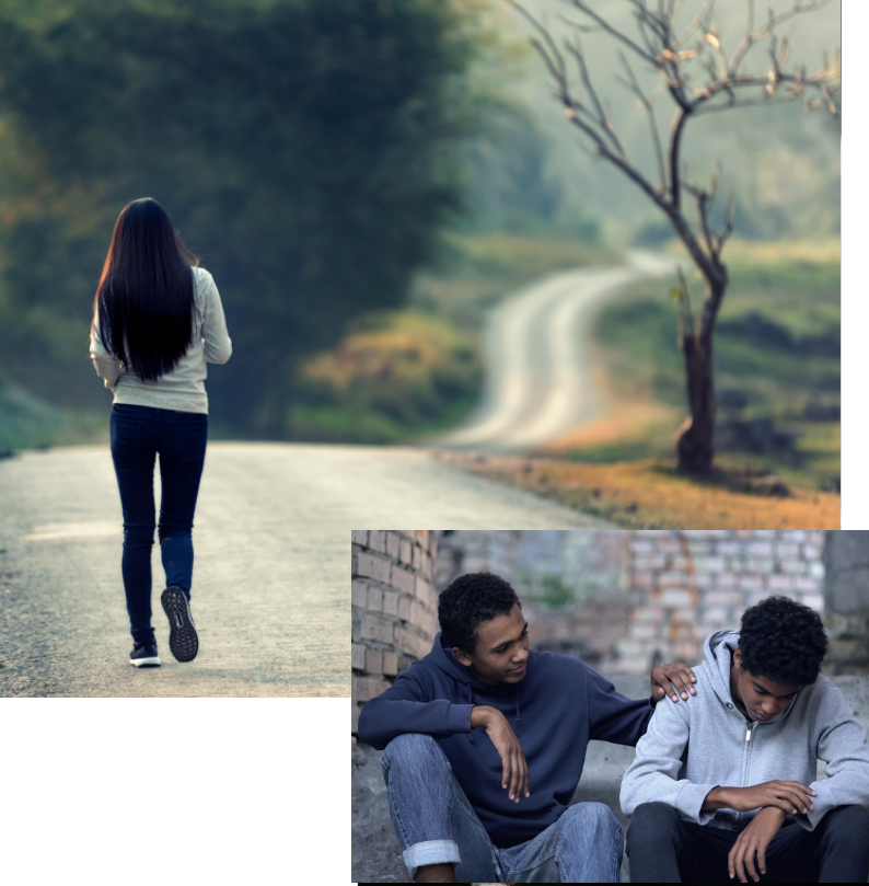 Photos of patients receiving addiction therapy services in New Jersey