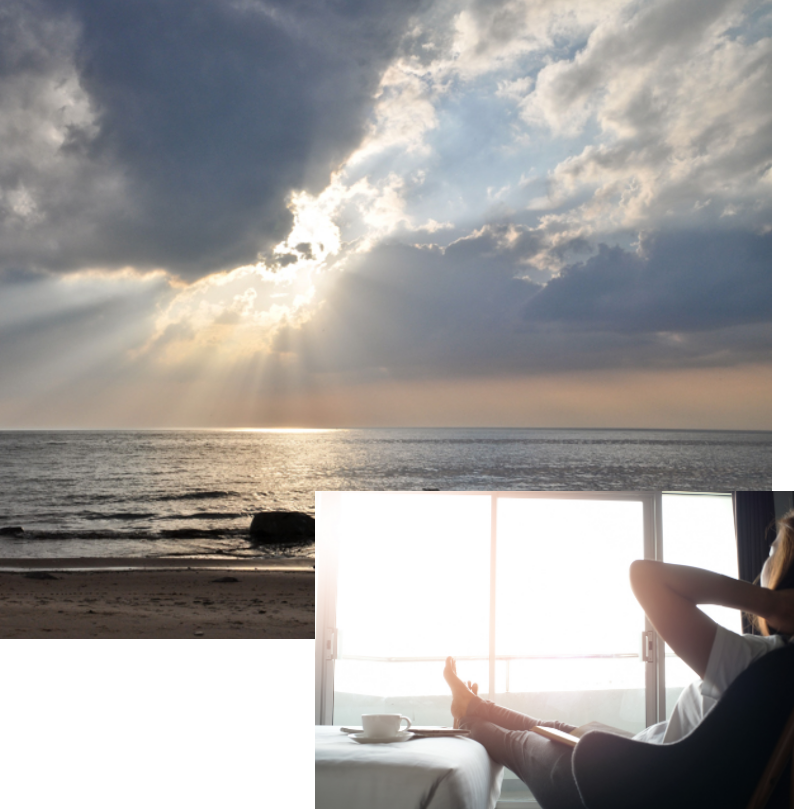 rear view of a woman reclining in a chair after alcohol rehab session in new jersey