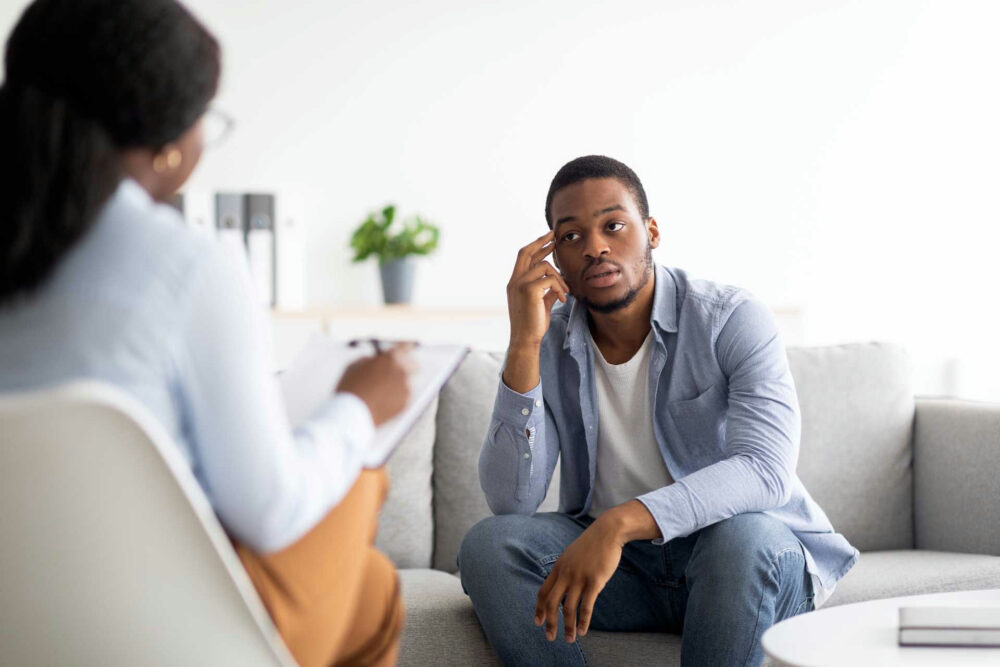 Supportive recovery conversation after experiencing a relapse