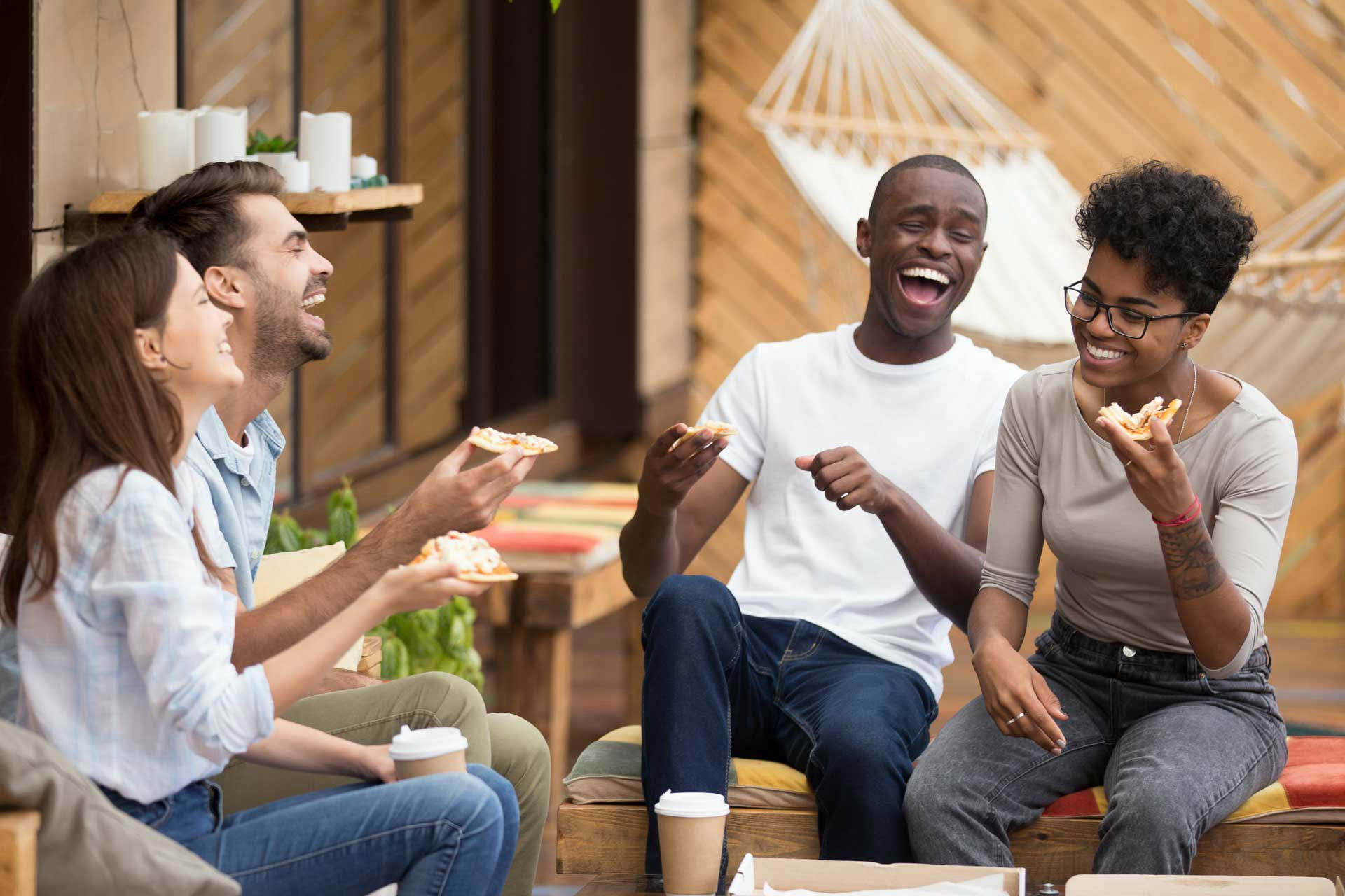 happy group of people in recovery with dual diagnosis